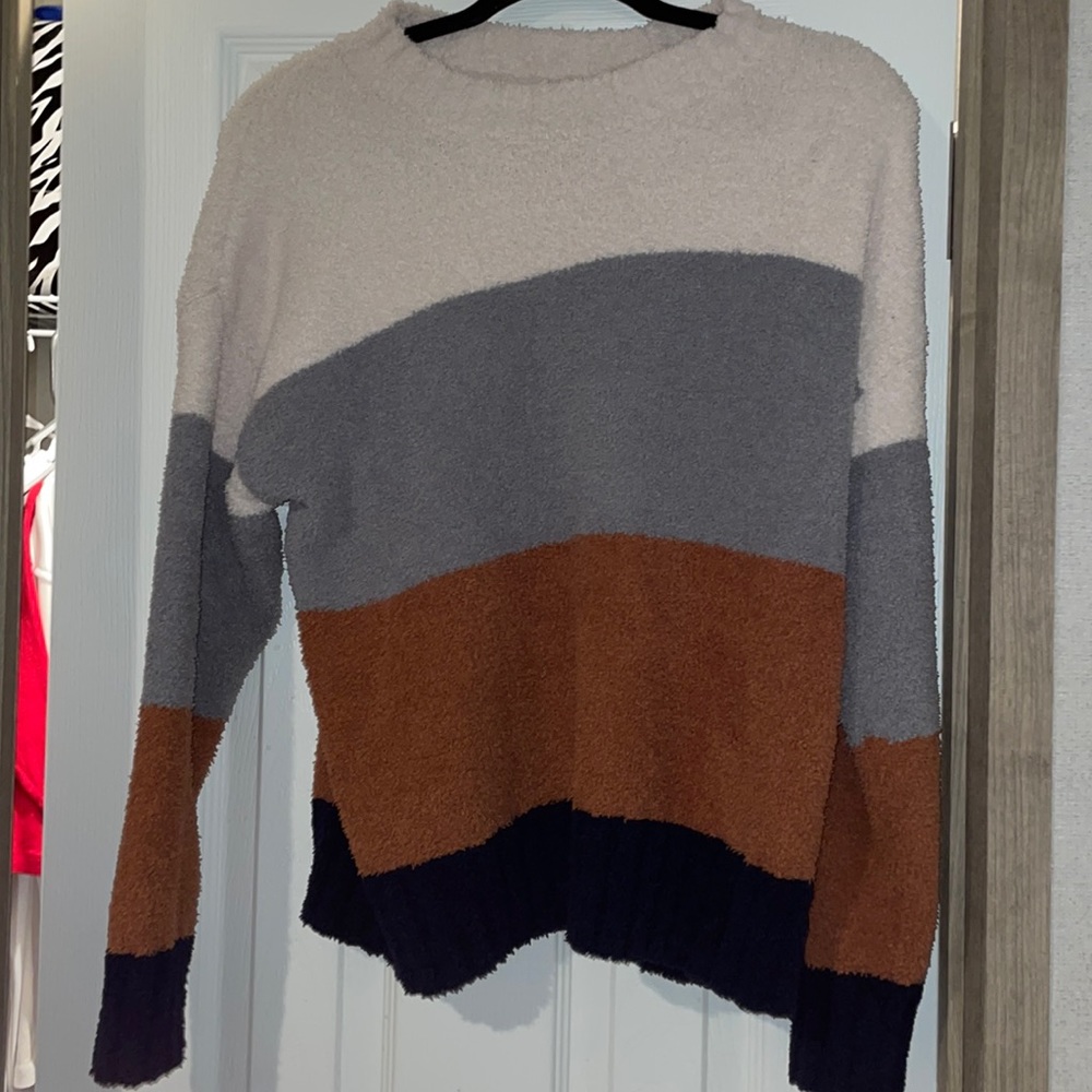T x S - Multicolor Crewneck Sweater Size L